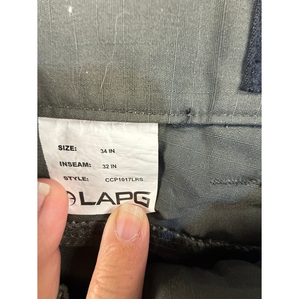 LA Police Gear LAPG Urban Ops Tactical Pants 34x32 Olive Green Ripstop CCP1017 - Picture 5 of 7